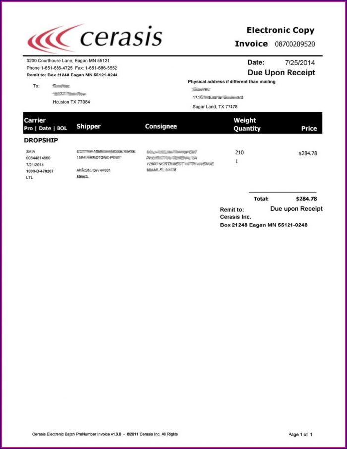 Trucking Company Invoice Template Trucking Company Invoice Template