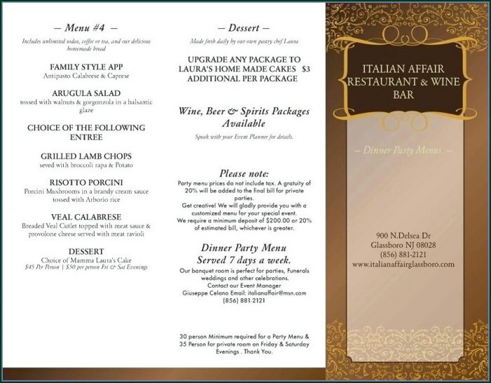 Tudor Banquet Menu Template Tudor Banquet Menu Template