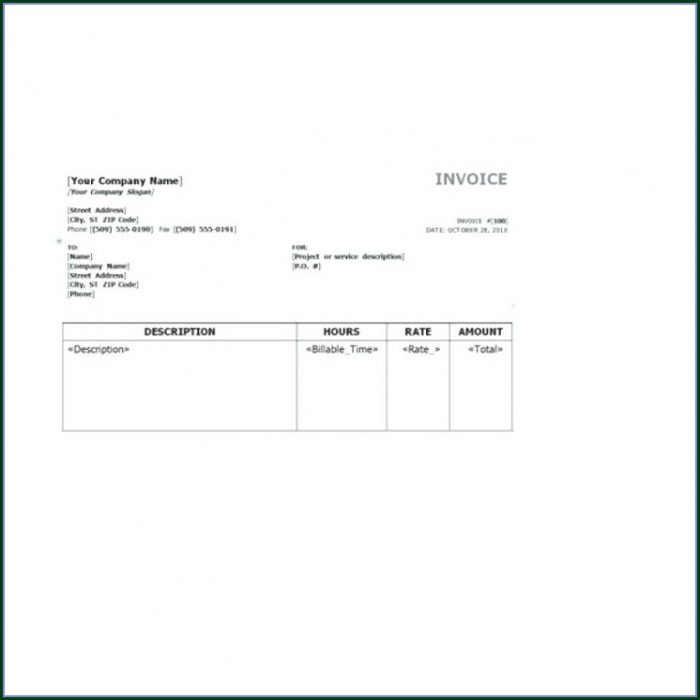 Tutoring Invoice Template Word Tutoring Invoice Template Word