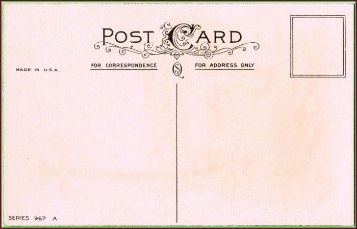 Vintage Postcard Template Photoshop Vintage Postcard Template Photoshop