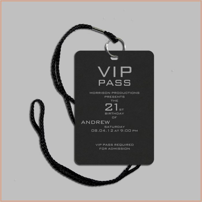 Vip Pass Invitation Template Free Vip Pass Invitation Template Free