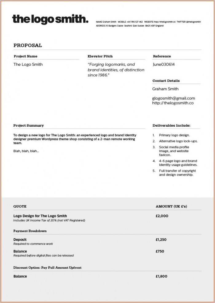 Web Design Invoice Template Pdf Web Design Invoice Template Pdf