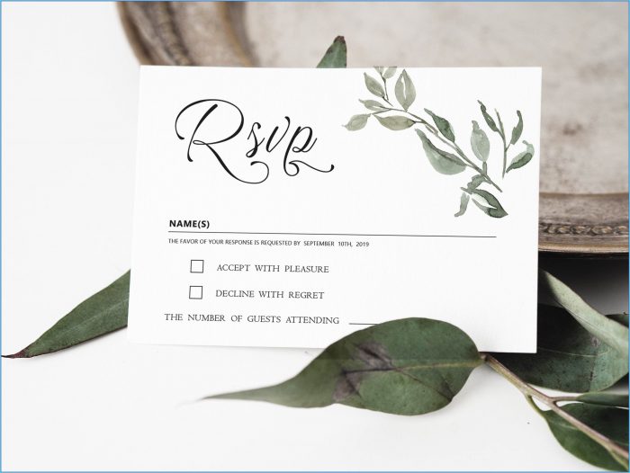 Wedding Rsvp Card Templates Wedding Rsvp Card Templates