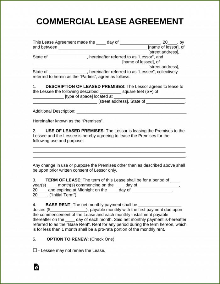 Word Car Lease Agreement Template Word Car Lease Agreement Template