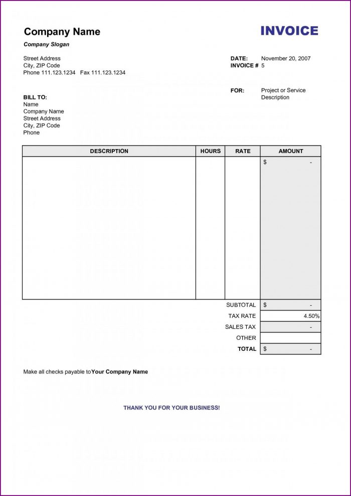 Word Document Free Invoice Template Pdf Word Document Free Invoice Template Pdf