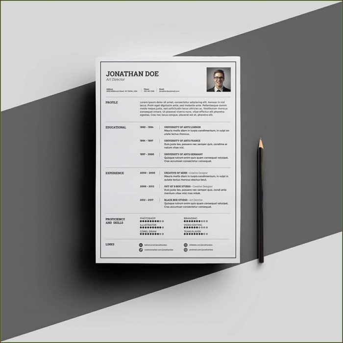 Word Document Free Resume Templates With Photo Word Document Free Resume Templates With Photo