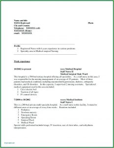 Sample Resume For Registered Nurse With No Experience