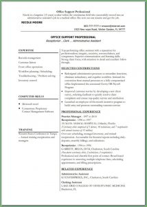 Teacher Resume Template Microsoft Word Free