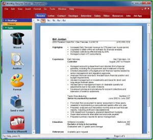 Winway Resume Deluxe 14 Trial