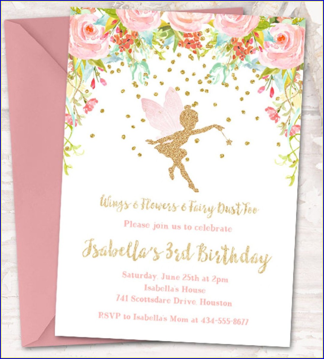 Editable 1st Birthday Invitation Card Template Free Download